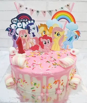Такие милые создания как Пони, заслуженно получают столько внимания.  Красочный торт My Little Pony с интересными героями украсит ваш… | Instagram
