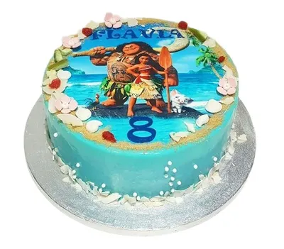 Заказать торт с Мауи и Моаной на день рождения ребенку от 2 190 ₽ с  доставкой в Москве