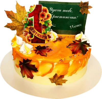 Фото тортов на 1 сентября: праздник в каждой детали