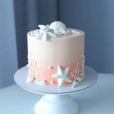 Торт на коралловую свадьбу - 35 лет. Торт на 35 годовщину свадьбы