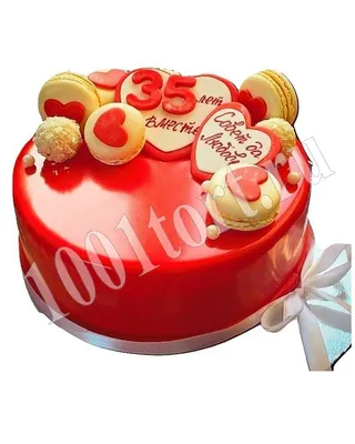 Tanya's Cakes en Instagram: “🍰 на коралловую свадьбу: 35 лет вместе! ❤️  2,3кг медовый… | Cake designs birthday, Chocolate cake decoration, Creative  cake decorating