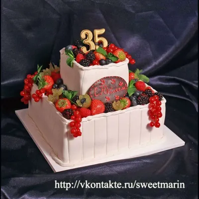Торт на годовщину свадьбы 35 лет | Cake, Desserts, Food