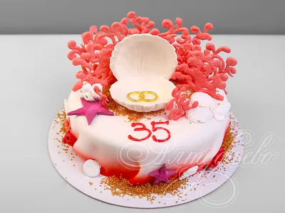 [39+] Торт на 35 лет свадьбы фото