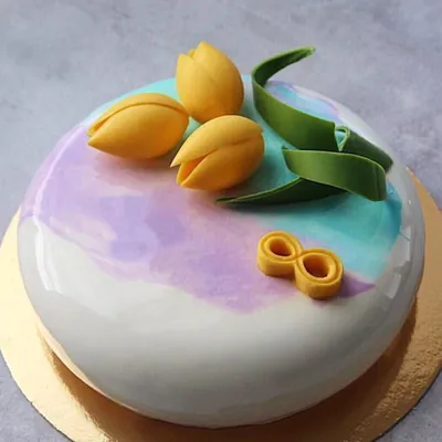 ☆Корпоративный торт На 8 марта 2. Созвездие сладостей