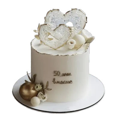 Картинка торта, добавляющего романтики празднику 
