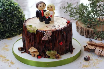 Фотография торта на 5-летие свадьбы