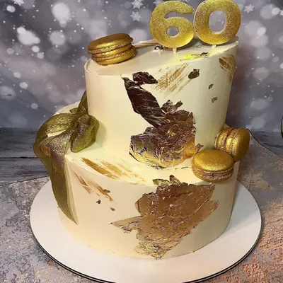 Восхитительный торт на 60-летие мужчины – идеальный выбор для фона