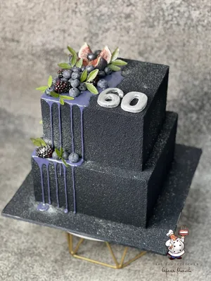 Изысканный торт на юбилей 60 лет мужчине в формате png