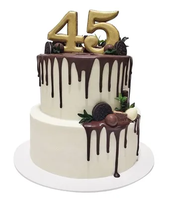 Фотографии вкусного торта на 45-летие человека