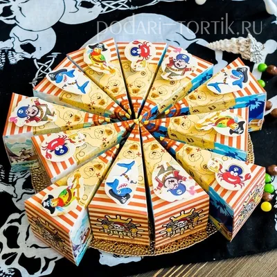 Фотообои с изображением морского пиратского черепа, корабля, руля, торта,  топперы для детей, день рождения | AliExpress