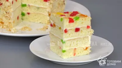 Торт на скорую руку с разными размерами