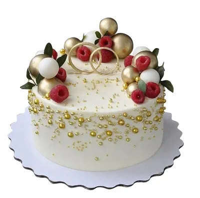 Торт свадебный №204 купить в Москве по выгодной цене | Кондитерская «На  Большевике»