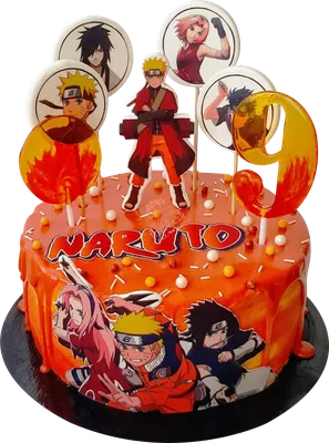 Большой торт Наруто в формате jpg
