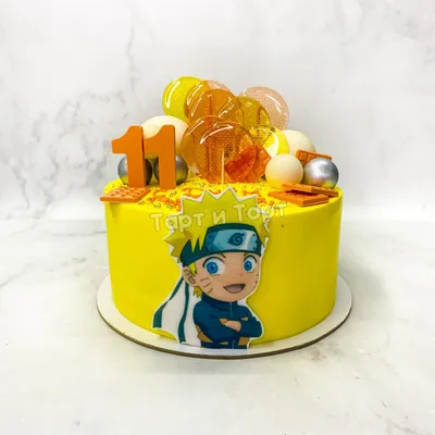 Торт Наруто на день рождения в формате jpg