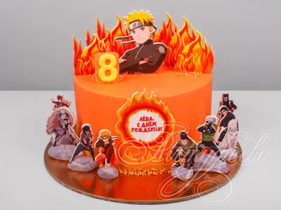 Уникальный тематический торт с Наруто