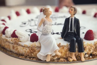 Яркий и замечательный Торт невесты