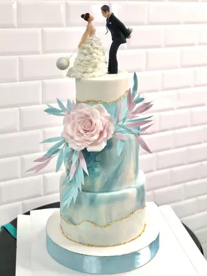 Изысканный Торт невесты на свадьбу