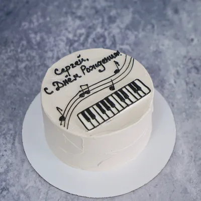 Торт Пианино | Торталина - Изготовление тортов на заказ