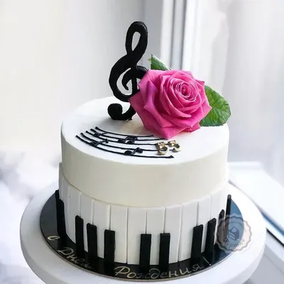 Торт в виде пианино | Пикабу