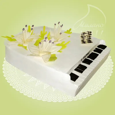Торт фортепиано на заказ в Москве — кондитерская Тортольяно