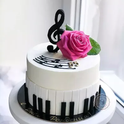 Роскошь и нежность в одном торте: пианино