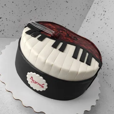 Сладкий мелодический десерт: фото торта пианино