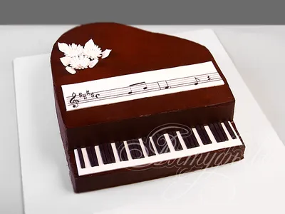 Торт пианино: сделай выбор в пользу сладости