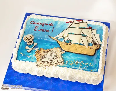 Торт «Пиратский корабль»