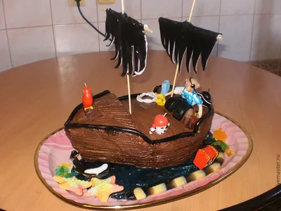 Торт Корабль. Пошаговый рецепт. Сборка торта. Торт для детей на день  рождения. - YouTube