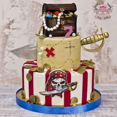 [41+] Торт пираты фото