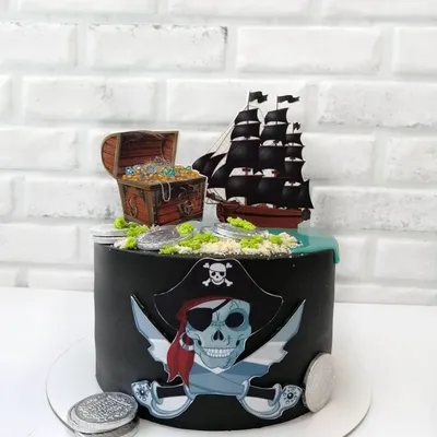 Торт пираты: фотографии в высоком разрешении