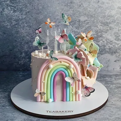 Вкусный Торт радуга - скачать бесплатно в jpg формате
