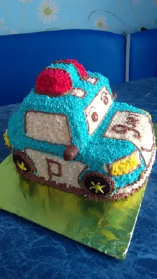 Торт Поли робокар, оформление детских тортов