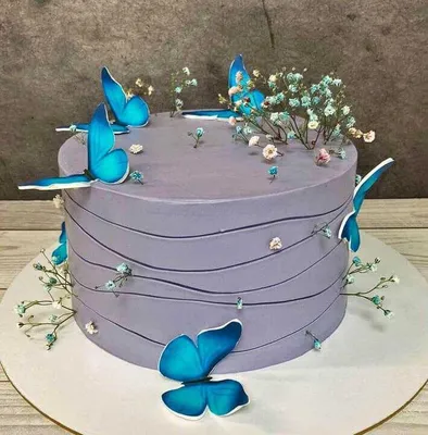 Торт с бабочками💔 | Instagram