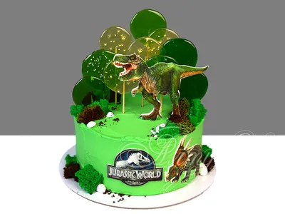 Торт с динозаврами - Кондитерские изделия в Киеве