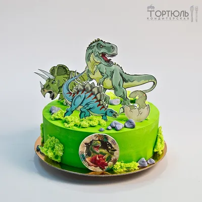 Заказать Торт с Динозаврами №3 в Киеве. №416| «Tortello»