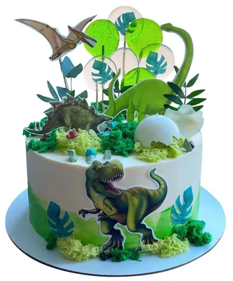 Картинки торта с динозаврами в формате png