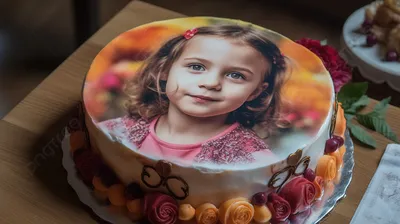 Торты с фотопечатью – заказать торт с фотографией по цене от 1700 руб. в  Москве