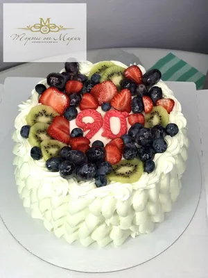 Торт с фруктами - красивые изображения