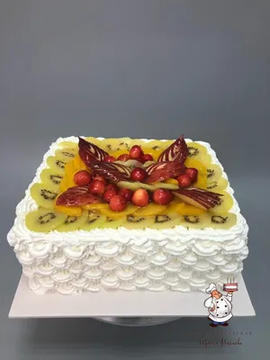 Торт с фруктами - яркие и сочные фото