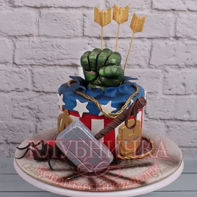 Торт марвел | Торт в стиле марвел, Супергеройские торты, Торт на день  рождения
