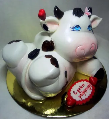Торт в виде коровы из крема (109 фото) - фото - картинки и рисунки: скачать  бесплатно