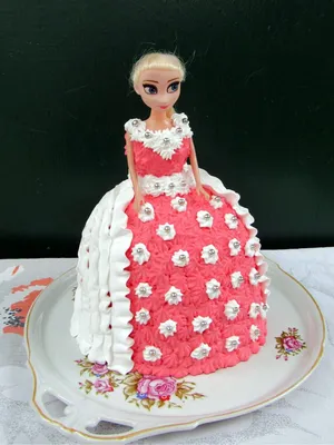 торт КУКЛА ! Сборка и украшение торта КУКЛА ! Украшение белковым кремом!  DOLL CAKE ! BOLO BONECA! - YouTube