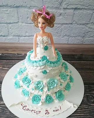 How to make a cake doll from a cream Cake ELSA Cake Doll with your own  hands - YouTube