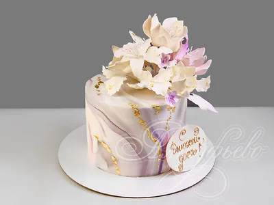 Торт свадебный. Торт с лилиями | Торт, Свадебный, Лилии
