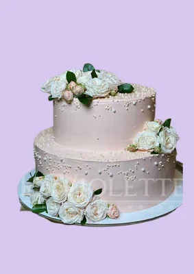 Зелено-черный торт с лилиями» — создано в Шедевруме