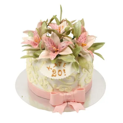 Торт с цветами купить в Санкт-Петербурге | Кейк