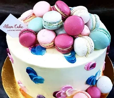 Ягодный macaron cake | Macaron cake, Macarons, Desserts