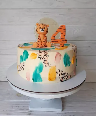 Торт с тигром jpg - наслаждение в каждой тонкой крошке