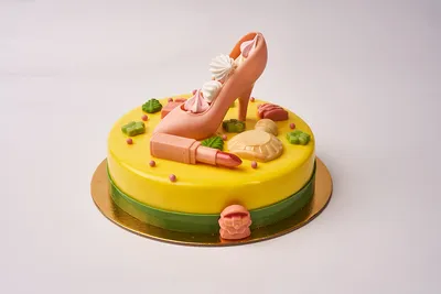 Торт с туфелькой - YouTube